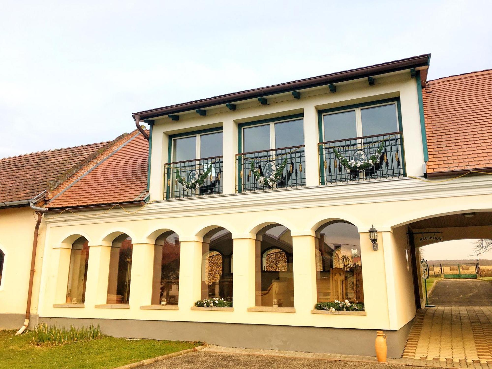 Hotel Ginti Panzio, Orseg Magyarszombatfa Exteriér fotografie